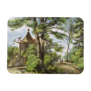 Chinese Temple, Kew Gardens, plate 13 from 'Kew Ga Magnet