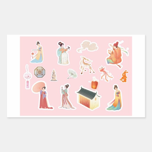 Chinese Theme Digital Stickers  | Country Edition (Front)