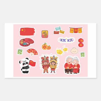 Chinese Theme Digital Stickers  | Country Edition