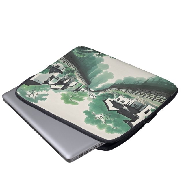 Chinese tradition Chinese landscape painting Chine Laptop Sleeve (Front Bottom)