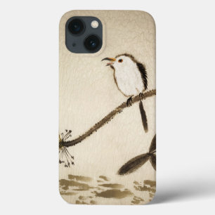 Chinese traditional ink painting with birds iPhone 13 case