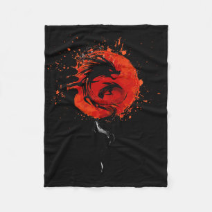 Chinese Traditional New Year - Year Of The Dragon Fleece Blanket