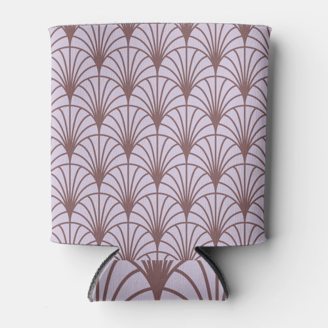 Chinese Traditional: Retro Pattern Background. Can Cooler (Front)