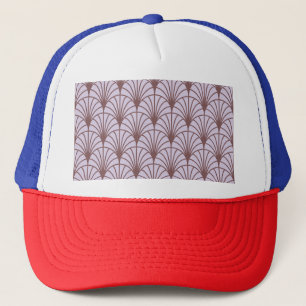 Chinese Traditional: Retro Pattern Background. Trucker Hat