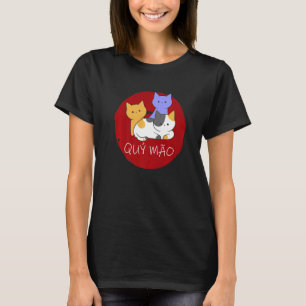 Chinese Vietnamese New Year 12 Zodiacs Calligraphy T-Shirt