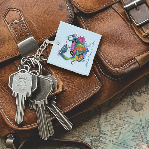 Chinese Water Dragon Koi Fish Key Ring