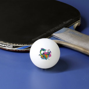 Chinese Water Dragon Koi Fish Ping Pong Ball