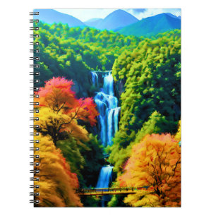 Chinese Waterfall Notebook