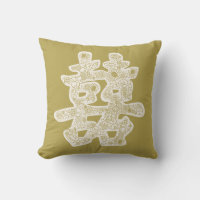 Chinese Wedding Double Happiness Floral Paper Cut