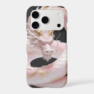 Chinese White Gold Dragon Art Fantasy Design With