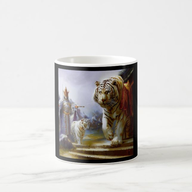 Chinese White Tiger (30) Coffee Mug (Center)