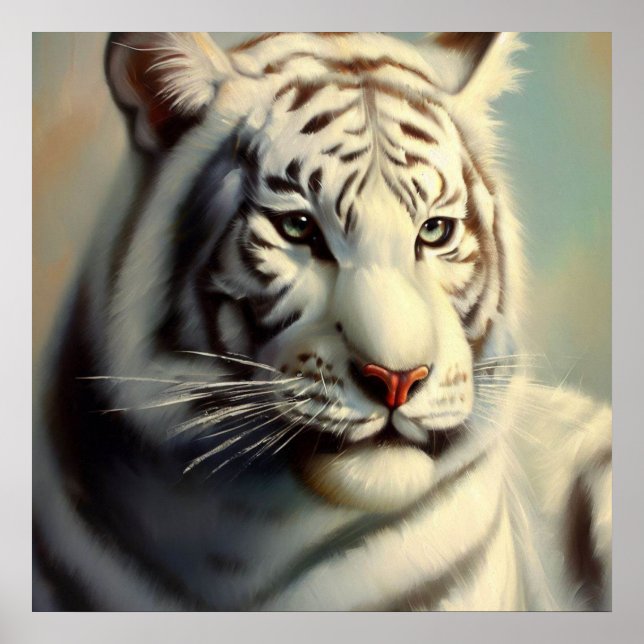 Chinese White Tiger (4) Poster (Front)