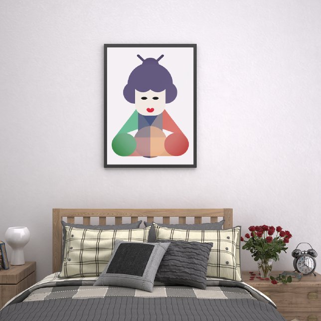 Chinese Women Art Canvas Print (Creator Uploaded)