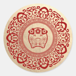 Chinese Year of the Pig Stickers