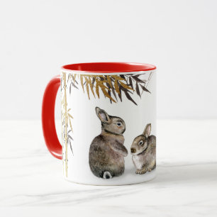 Chinese Year of the Rabbit Custom Year Mug