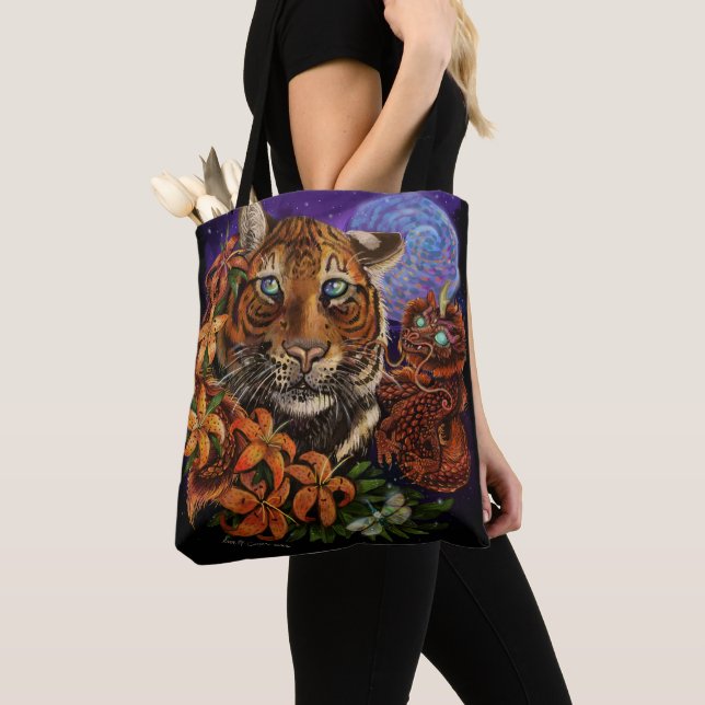 Chinese Year of the Tiger2022 new art Tote Bag (Close Up)