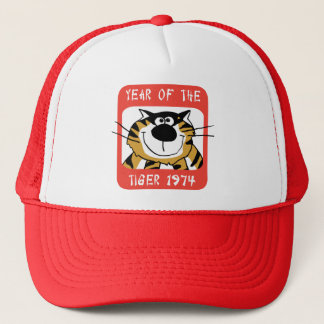 Chinese Year of The Tiger 1974 Gift Trucker Hat