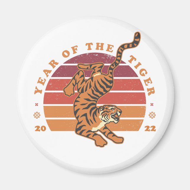 Chinese Year of the Tiger 2022 Magnets (Front)