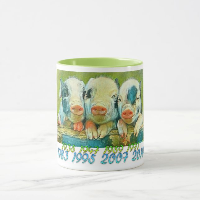 Chinese Years of the Pig Mug (Center)