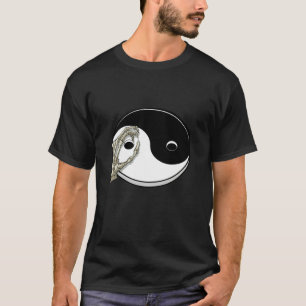 Chinese Yin and Yang Skeleton Hand Tai Chi Yoga Na T-Shirt