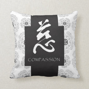Chinese Zen Compassion Pillow