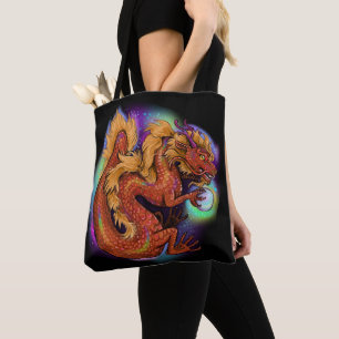 Chinese Zodiac 2024 Year of the Dragon  Tote Bag