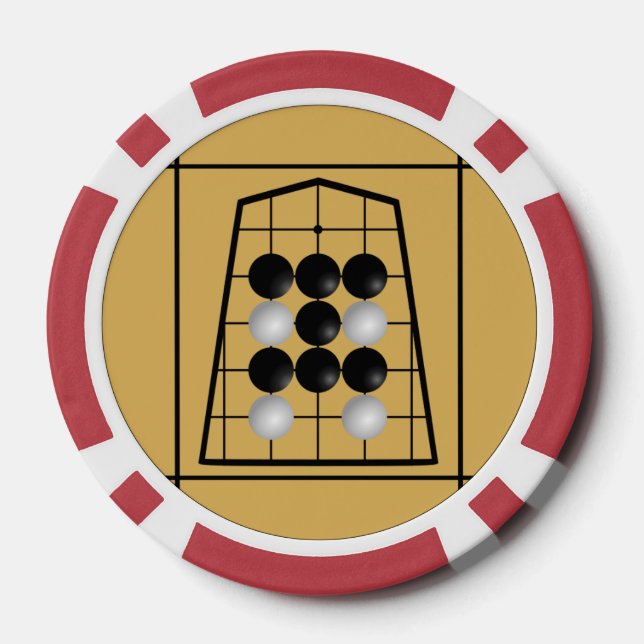 Chinese Zodiac Clock Poker Chips (Back)