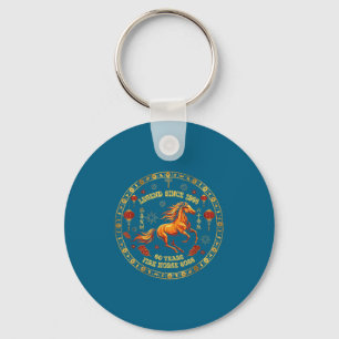 Chinese Zodiac Fire Horse 2026 -legend Since 1966 Key Ring