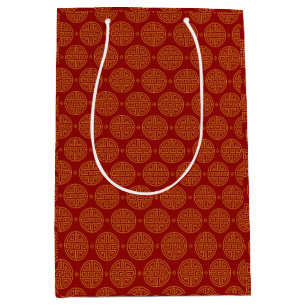 Chinese Zodiac Fortune for Dragon’s Year Oriental Medium Gift Bag