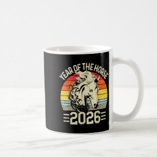 Chinese Zodiac Horse2026 Decorations Year Of The H Coffee Mug