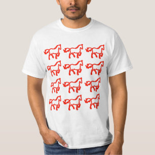 Chinese Zodiac Horse Galaxy T-Shirt