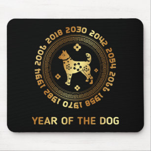 Chinese Zodiac Lunar New Year Astrology Horoscope  Mouse Pad