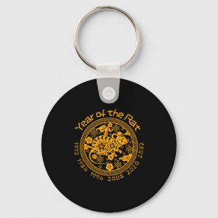 Chinese Zodiac New Year Of The Rat Sign  Key Ring