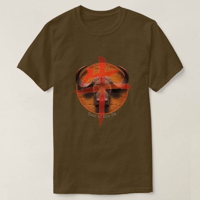 Chinese Zodiac "Ox" T-Shirt (Design Front)