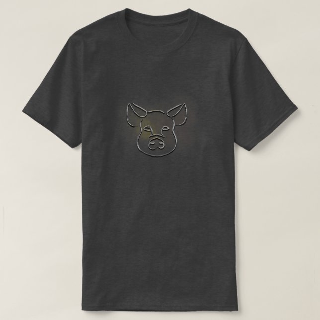 Chinese Zodiac Pig 424  T-Shirt (Design Front)