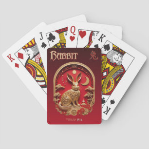 Chinese Zodiac Playing Cards - Sign of the RABBIT