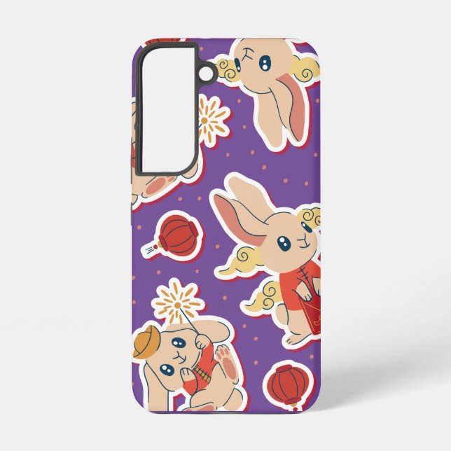 Chinese Zodiac Rabbit Samsung Galaxy S22 Case (Back)