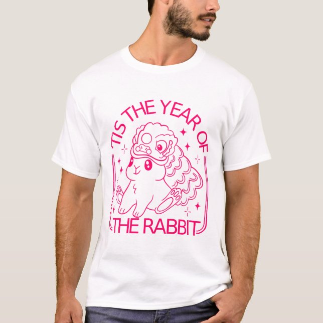 Chinese Zodiac Rabbit T-Shirt (Front)