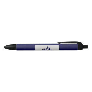 Chinese zodiac sign Rooster blue Ink Pen