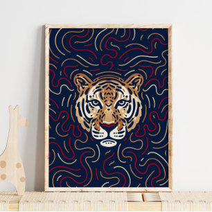 Chinese Zodiac Tiger Zodiac Digital Print