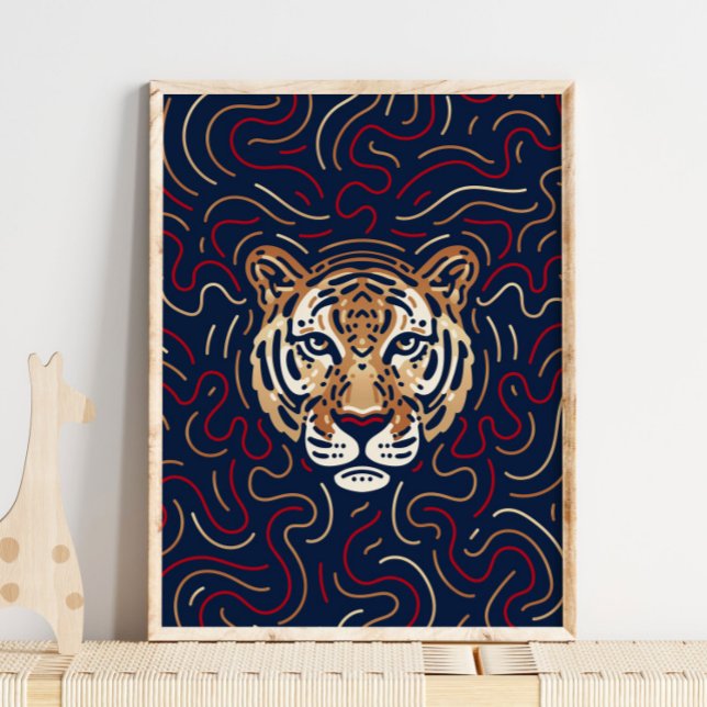 Chinese Zodiac Tiger | Zodiac Digital Print (Creator Uploaded)