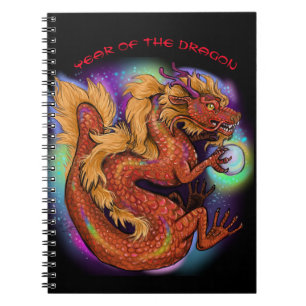 Chinese Zodiac Year of the Dragon Notebook