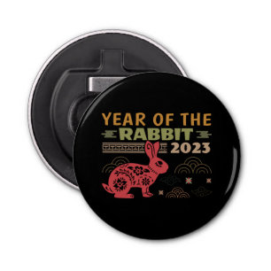 Chinese Zodiac Year of the Rabbit 2023 Bottle Opener