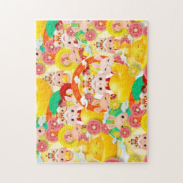 chinese zodiac year of the rabbit  2023 jigsaw puzzle (Vertical)