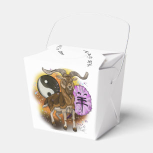 Chinese Zodiac Year of the Ram Favour Box