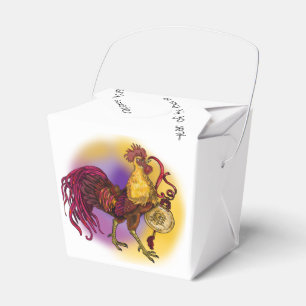 Chinese Zodiac Year of the Rooster Favour Box