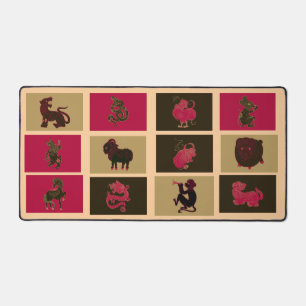 Chinese Zodiak Desk Mat