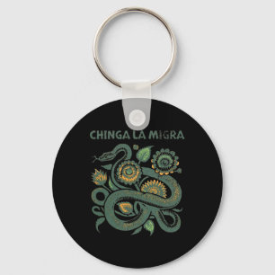 Chinga La Migra Anti Trump Ice Out  Key Ring