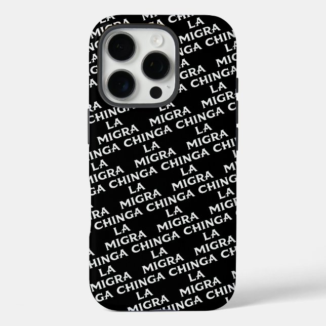 Chinga LA Migra Case-Mate iPhone Case (Back)