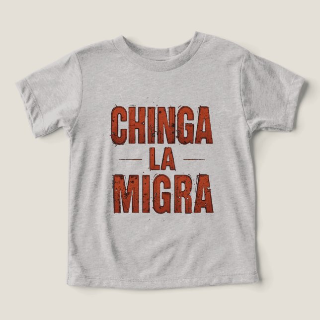Chinga La Migra Shirt – Bold Protest & Activism (Design Front)